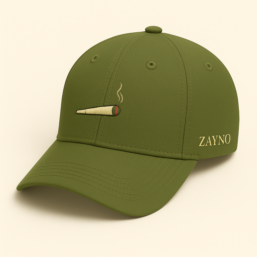 ZAYNO “Rolled Reality” Cap – Olive Green